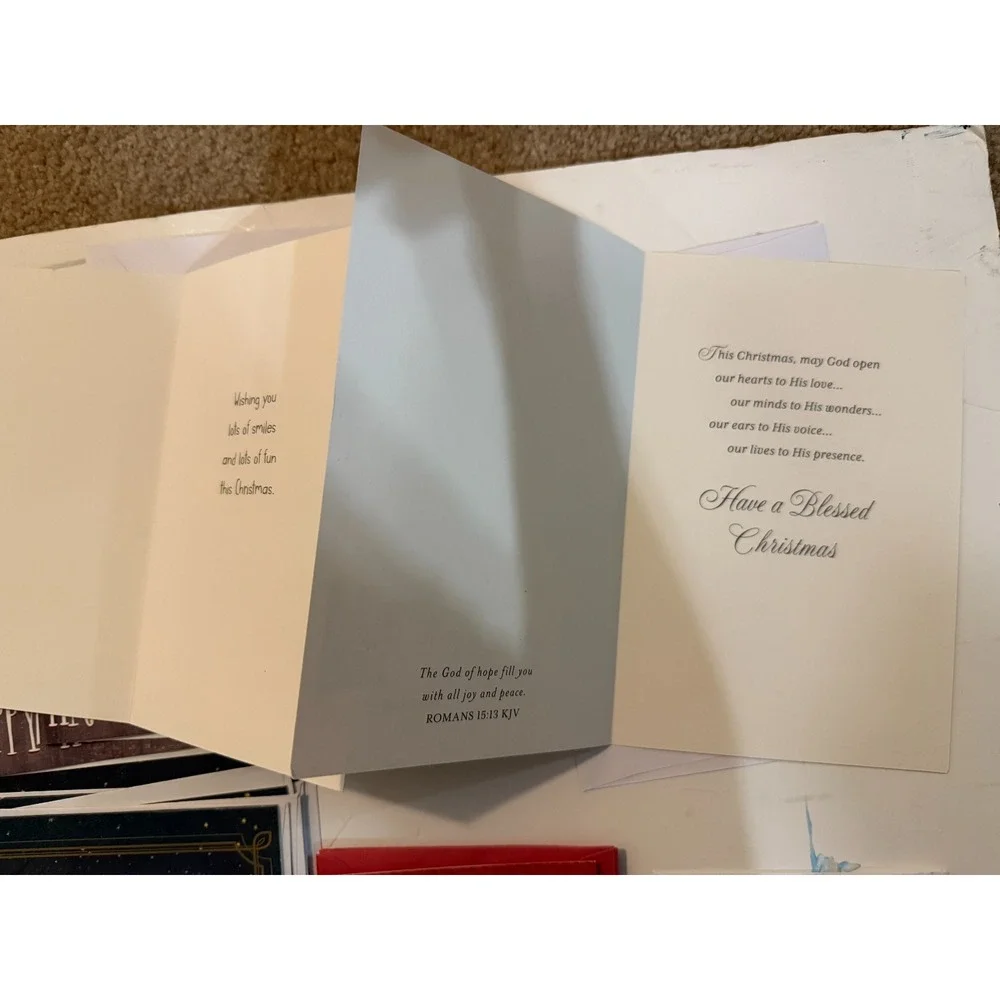 Lot 26 Assorted Christmas Greeting Cards‎ Unused with Envelopes plus extra Xmas